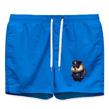 Igel Polizei - Badeshorts - Cobalt blue - Vorne
