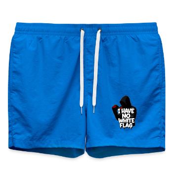 Graffiti audacieux : Je n’ai pas de drapeau blanc - Short de bain - cobalt blue - Devant