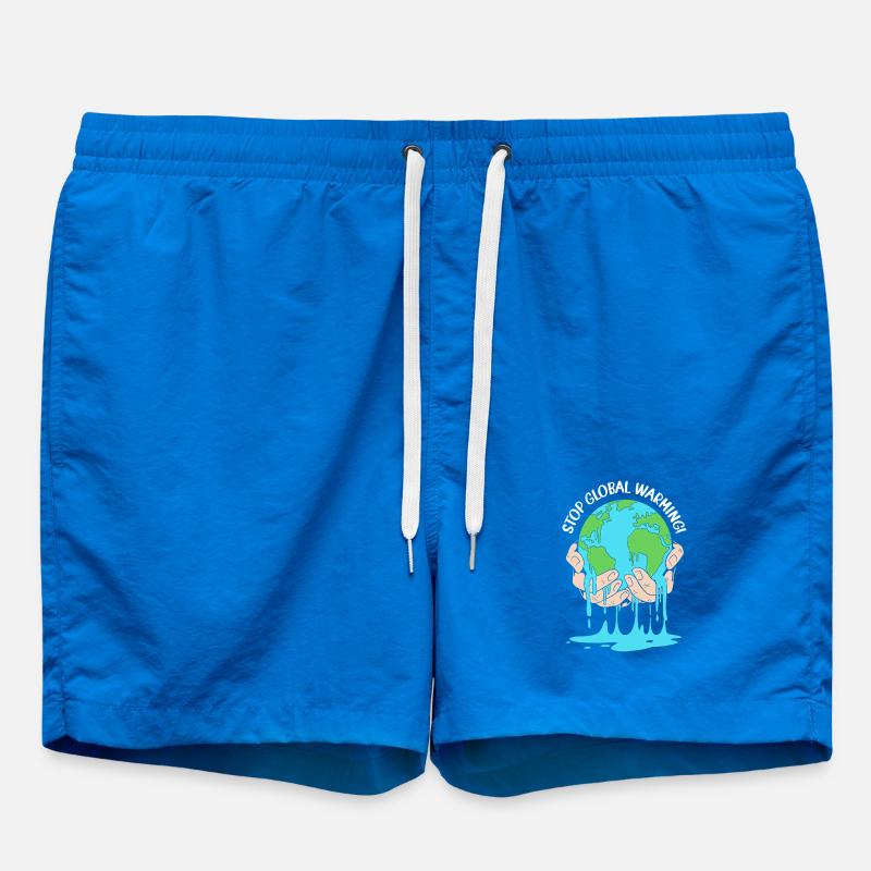 Climate change Environment Environmental protection - Swim Trunks - cobalt blue
