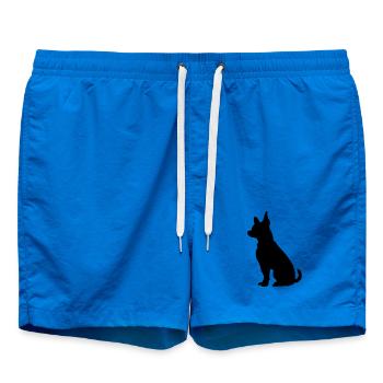 Dog - Swim Trunks - cobalt blue - Front