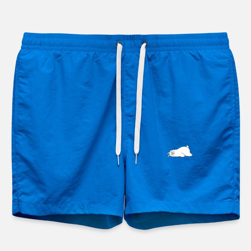 Sleeping llama - Swim Trunks - cobalt blue