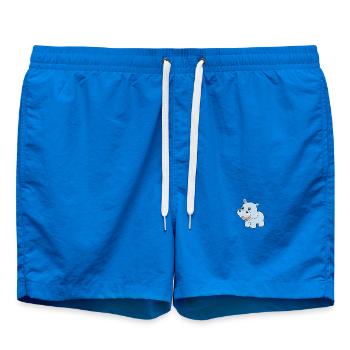 hippopotame - Short de bain - cobalt blue - Devant - AI Model Male 185 light (185cm)