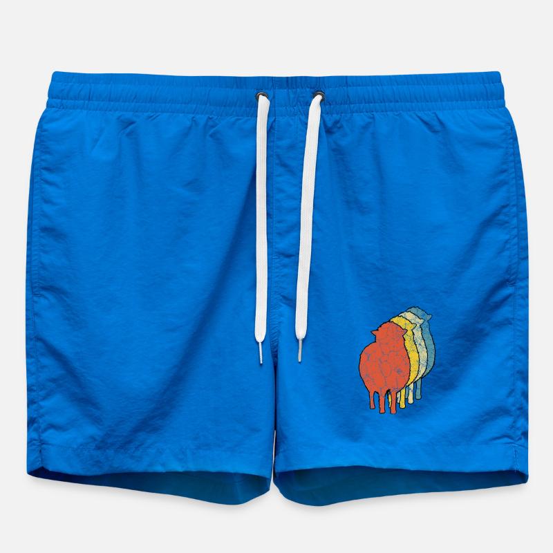 Sheep Sheep - Swim Trunks - cobalt blue