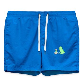 Grenouille avec bébé grenouille - Short de bain - cobalt blue - Devant - AI Model Male 185 light (185cm)