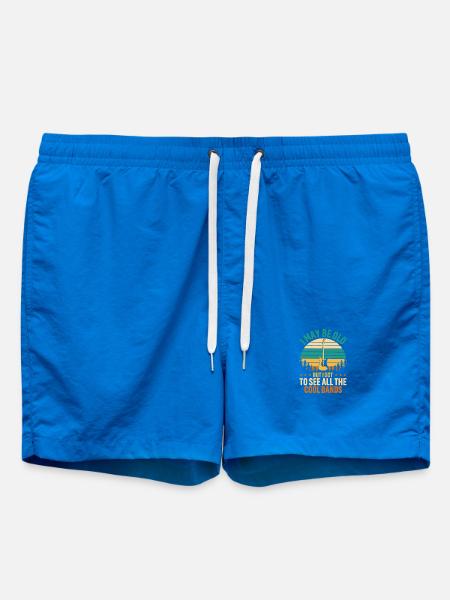 Guitar and Nature Sunset Vibe - Swim Trunks - cobalt blue