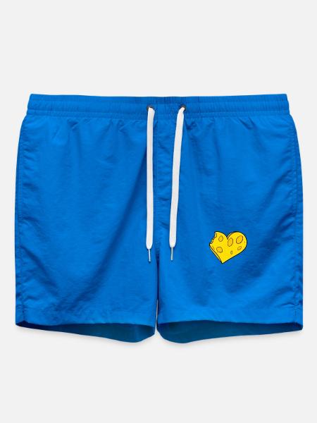 Herz aus Käse - Käse Liebe - Badeshorts - Cobalt blue