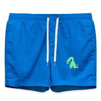 Dinosaurier mit Baby Dinosaurier - Badeshorts - Cobalt blue - Vorne - AI Model Male 185 light (185cm)