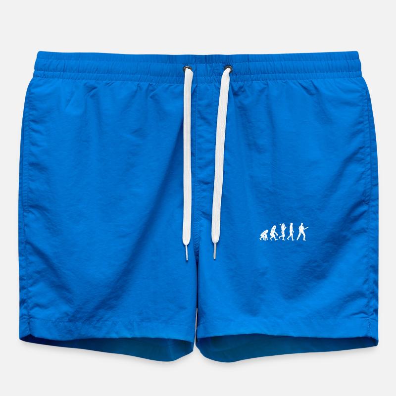 Evolution Guitar Bassist - Swim Trunks - cobalt blue