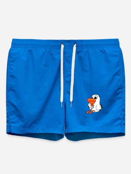 Famille de mouettes - mouette avec bébé - Short de bain - cobalt blue