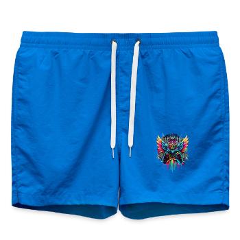 Gaming King Controller Wings Graffiti - Short de bain - cobalt blue - Devant - AI Model Male 185 light (185cm)