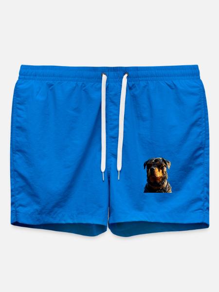 Rottweiler Hunde Liebe Stolze Rottweiler Liebhaber - Badeshorts - Cobalt blue