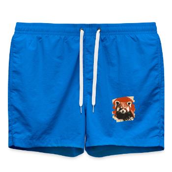 Roter Panda - Badeshorts - Cobalt blue - Vorne - AI Model Male 185 light (185cm)