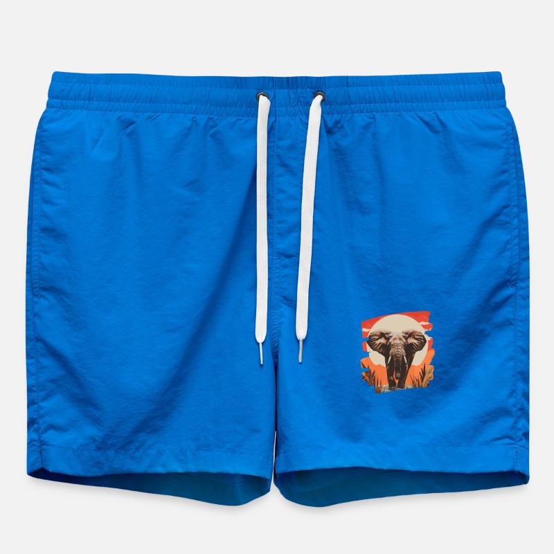 Elephant Retro - Swim Trunks - cobalt blue