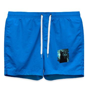 Laponie finlandaise - Short de bain - cobalt blue - Devant - AI Model Male 185 light (185cm)