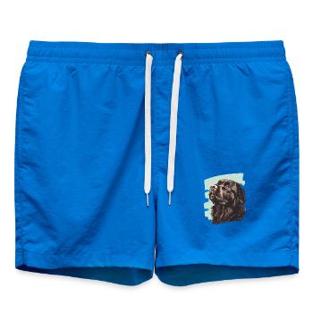 Terre-Neuve - Short de bain - cobalt blue - Devant - AI Model Male 185 light (185cm)