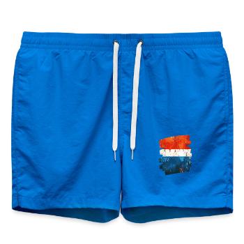 Drapeau néerlandais Pays-Bas Pays-Bas - Short de bain - cobalt blue - Devant - AI Model Male 185 light (185cm)