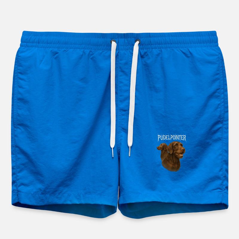 Poodle Pointer - Swim Trunks - cobalt blue