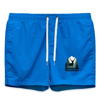 Forêt-Noire - Short de bain - cobalt blue - Devant - AI Model Male 185 light (185cm)