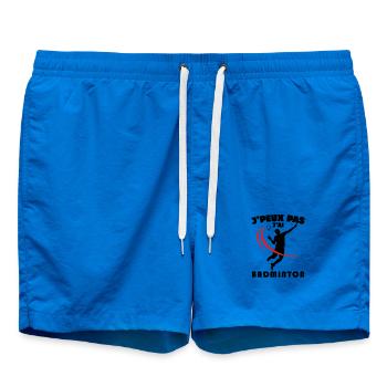 Je Peux Pas J'ai Badminton - Short de bain - cobalt blue - Devant - AI Model Male 185 light (185cm)