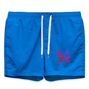 Super cadeau de floorball pour floorball - Short de bain - cobalt blue - Devant - AI Model Male 185 light (185cm)