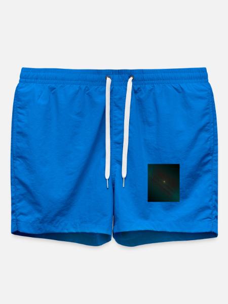 Teal Ringenspiral im Zentrum - Badeshorts - Cobalt blue