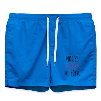 noces de béryl 23 ans d'amour - Short de bain - cobalt blue - Devant