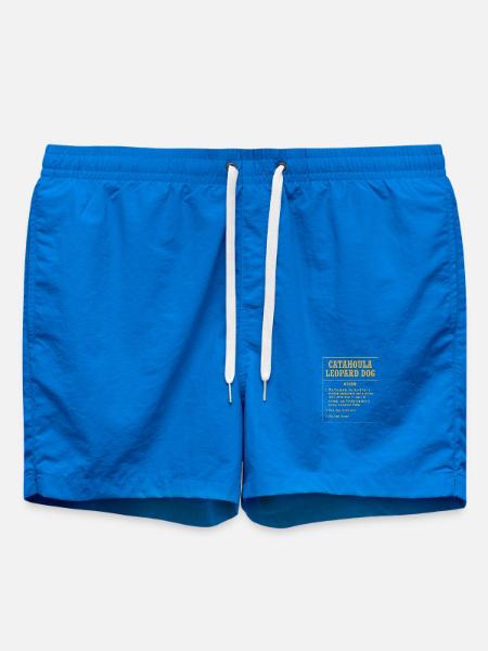 Catahoula Dog - Swim Trunks - cobalt blue