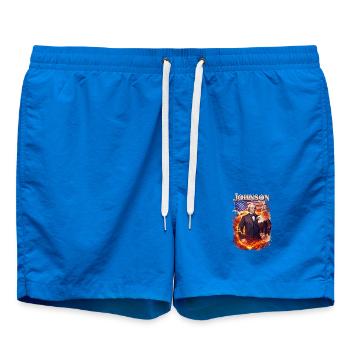 Flammenadler Staatsmann - Badeshorts - Cobalt blue - Vorne - AI Model Male 185 light (185cm)