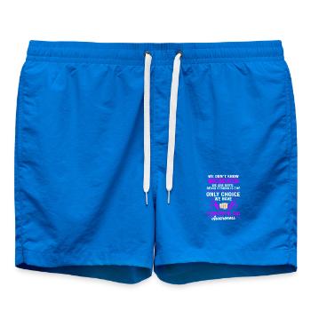 Fibro Fibromyalgie - Badeshorts - Cobalt blue - Vorne - AI Model Male 185 light (185cm)
