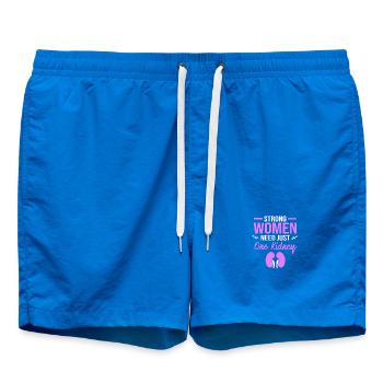 Don d’organes par don de rein - Short de bain - cobalt blue - Devant - AI Model Male 185 light (185cm)