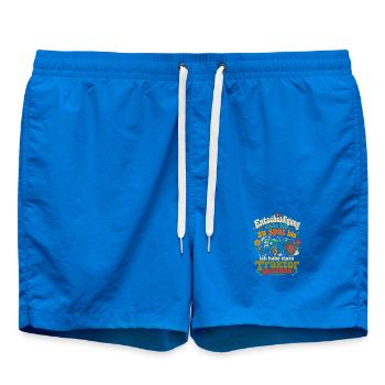 Entschuldigung: Traktor gesehen - Badeshorts - Cobalt blue - Vorne - AI Model Male 185 light (185cm)