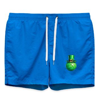 Volley-ball de la Saint-Patrick - Short de bain - cobalt blue - Devant - AI Model Male 185 light (185cm)