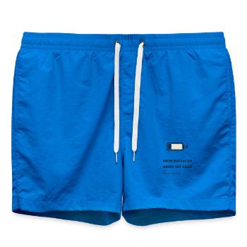 Mein Sozialer Akku Ist Leer Introvertiert - Badeshorts - Cobalt blue - Vorne - AI Model Male 185 light (185cm)