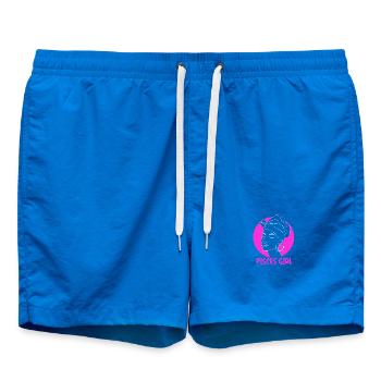 Zodiac sign Pisces - Swim Trunks - cobalt blue - Front - AI Model Male 185 light (185cm)