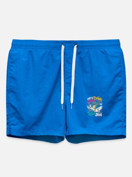 Kaffee, Kreuz und Frosch - Badeshorts - Cobalt blue