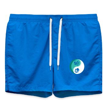 Qigong Qi Gong Tai Chi Chigong Hund - Badeshorts - Cobalt blue - Vorne - AI Model Male 185 light (185cm)