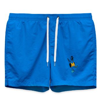 Blautölpel mit Weste - Badeshorts - Cobalt blue - Vorne - AI Model Male 185 light (185cm)