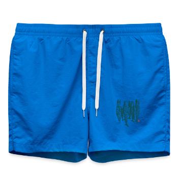 Schlafende Wale, Maori Wellen Tattoos - Badeshorts - Cobalt blue - Vorne - AI Model Male 185 light (185cm)
