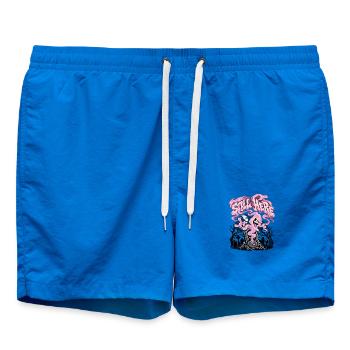 Rosa Phantom über dem Friedhof - Badeshorts - Cobalt blue - Vorne - AI Model Male 185 light (185cm)