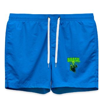 Coup de pied néon du Brésil - Short de bain - cobalt blue - Devant - AI Model Male 185 light (185cm)