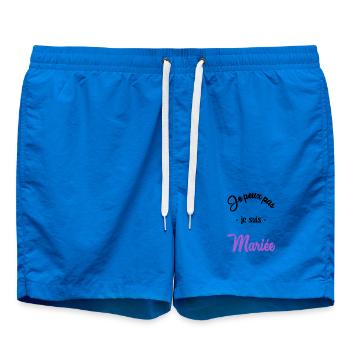FUTURE MARIEE. EVJF. MARIEE. TEAM. TEAM MARIEE - Short de bain - cobalt blue - Devant - AI Model Male 185 light (185cm)