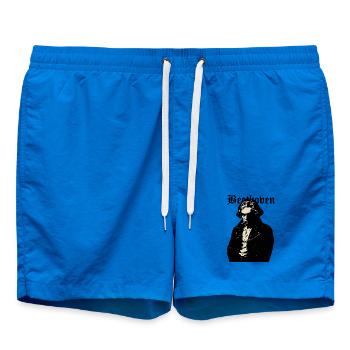 Portrait de Beethoven noir rebelle - Short de bain - cobalt blue - Devant
