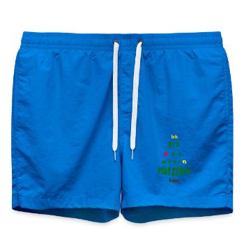 I'm only here for cookies - Swim Trunks - cobalt blue - Front