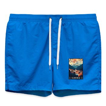 Découvrez la beauté alpine Kranjska Gora en Slovénie - Short de bain - cobalt blue - Devant