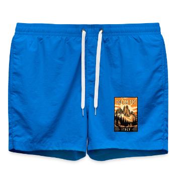 Entdecken Sie majestätische Dolomite in Italien - Badeshorts - Cobalt blue - Vorne