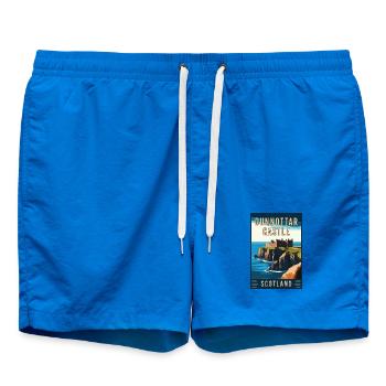Entdecken Sie das Mystic Dunnottar Castle in Schottland - Badeshorts - Cobalt blue - Vorne