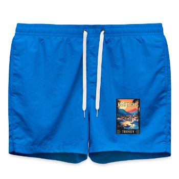 Experience Enchanting Marmaris in Turkey - Swim Trunks - cobalt blue - Front