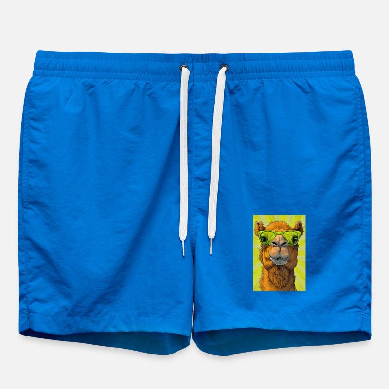 camel - Swim Trunks - cobalt blue