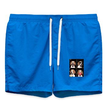 Hunde Beagle Hund - Badeshorts - Cobalt blue - Vorne - AI Model Male 185 light (185cm)