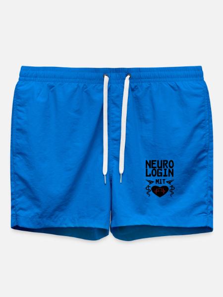 Neurologin mit Herz Geschenk - Badeshorts - Cobalt blue